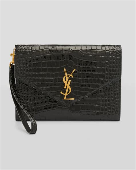 ysl envolope|ysl crocodile envelope bag.